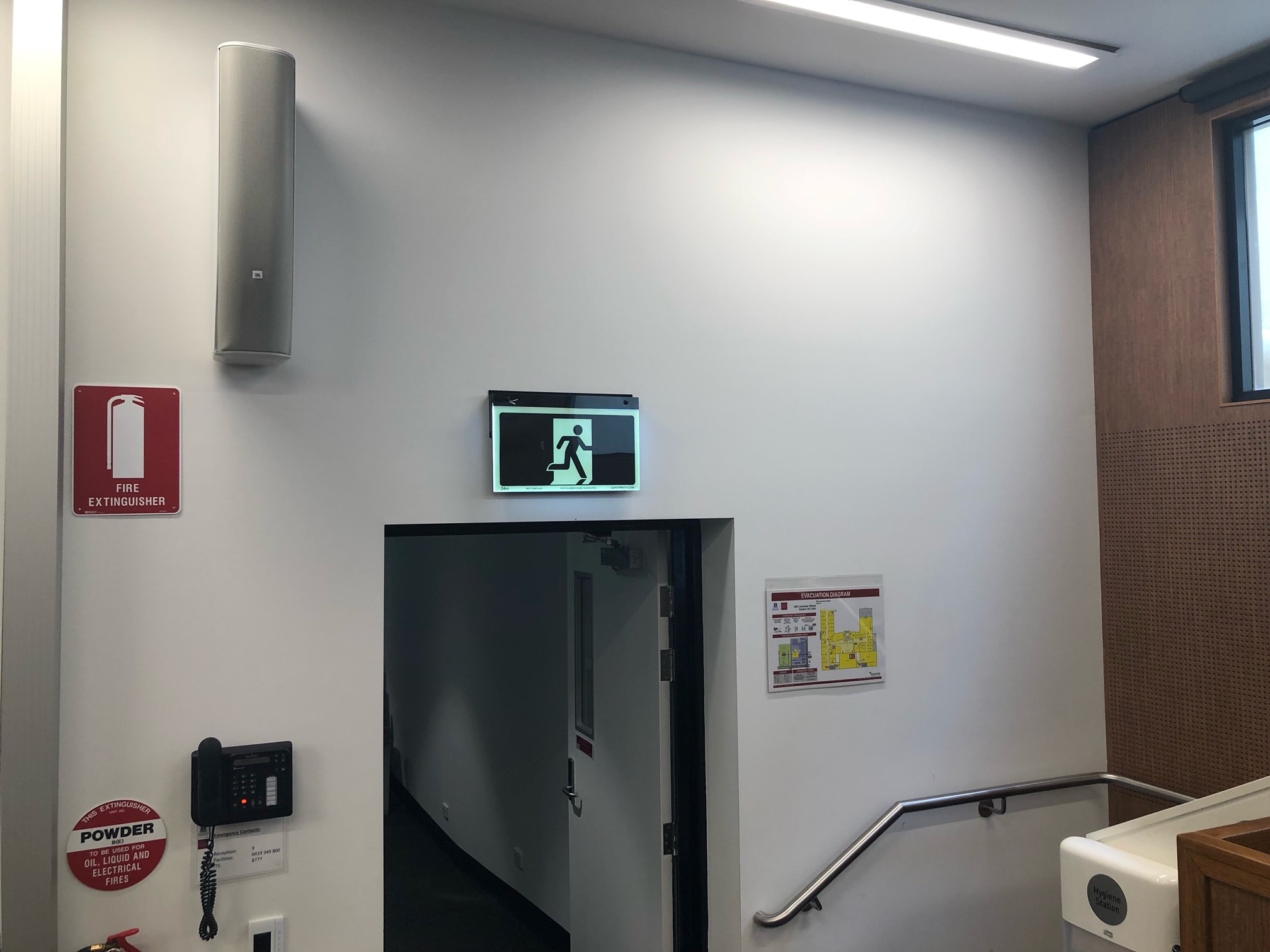 Melbourne Business School Smarterlite Hyperion Exit Signs